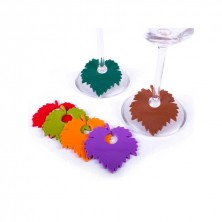 Set 6 Marca Copas Hojas