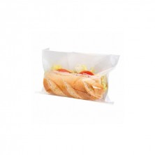 Bolsas Con Ventana Grande Blanca 24 x 19 / 17 cm (Pack 500 Uds)