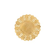 Rodales Metalizados Oro Celulosa Y Aluminio 19 cm diámetro (Caja 100 Uds) García de Pou - La Casa de Vesta