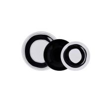 Vajilla Olsen Negro 18 Piezas. QUID - La Casa de Vesta