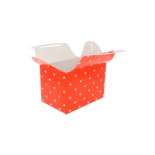 Caja Menú Infantil Topos 15,5 x 10,5 x 17,5 cm. (Pack 50 Uds.) García de Pou - La Casa de Vesta
